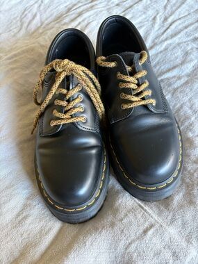 Dr. Martens Black Leather platform